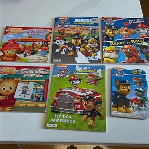 Nickelodeon PAW Patrol and Daniel Tiger Coloring Book Set
